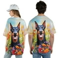 thumbnail image 5 of Welcome Spring Summer Doberman Pinscher Portrait Flower Blue Sky All Over Print 3D Baseball Shirt Doberman Dog Lover Gifts Softball Sport - 12001, 5 of 6