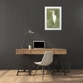 thumbnail image 3 of Caroline, Emma 13x18 White Modern Wood Framed Museum Art Print Titled - Emerald Heron IV, 3 of 4