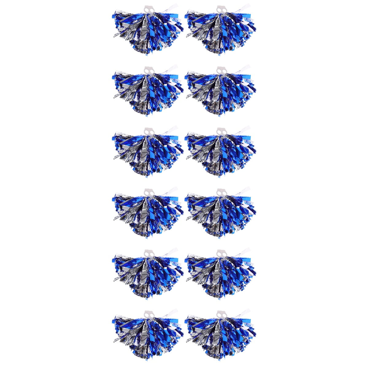 OULII cate Blue Prop Pom Poms for Cheerleaders with Finger Ring Style