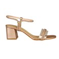 thumbnail image 2 of Tacón Para Mujer CASTALIA 246-86 Oro Rosado con Brillos, 2 of 3