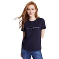 thumbnail image 1 of Camiseta Tommy Hilfiger para mujer, corte regular, logotipo bordado, 1 of 5