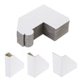 thumbnail image 1 of Uxcell 60 Pack Adjustable Cardboard Corner Protector, Cardboard Edges Protector 9.5x9.5cm Fits 1, 1.5 and 2 Inch White, 1 of 6