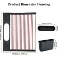 thumbnail image 2 of Roll Up Dish Drying Rack, Over The Sink Dish Drying Rack Kitchen Rolling Dish Drainer, Foldable Sink Rack Mat Stainless Steel Wire Dish Drying Rack for Kitchen Sink Counter, 2 of 6