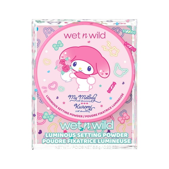 wet n wild x My Melody & Kuromi Luminous Setting Powder - Sugar Sparkle
