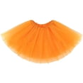 thumbnail image 2 of Girls Princess Tutu Skirt Layered Tulle Ballet Skirt, Elastic Waist Fluffy Soft Tutu, Toddler Kids Dance Dress Up Costumes, 2 of 7