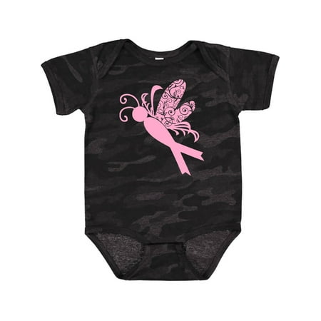 

Inktastic Breast Cancer Awareness Butterfly Gift Baby Boy or Baby Girl Bodysuit