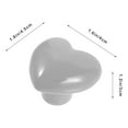 thumbnail image 5 of Troglfold dresser knob 8 Ceramic Heart Drawer Knobs Vintage Pulls for Home Kitchen,1.77"X1.57"X1.18", 5 of 10