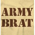 thumbnail image 2 of Army Brat Funny Military USA Child Romper Boys or Girls Infant Baby Brisco Brands NB, 2 of 6