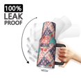 thumbnail image 3 of 40oz Pioneer Flower Floral Print Pattern Insulated Tumbler with Handle, BPA-Free Leak Proof Lid and Straws, Double Wall Vacuum, Hot 12h/Cold 34h, 3 of 6