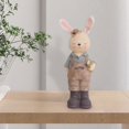 thumbnail image 3 of kurtrusly Cute Rabbit Statue Figurines Animal Sculpture Wedding Gift Craft male 8.5x23.5cm 1Set, 3 of 5
