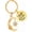 Gold, variant on Cremation Jewelry Urn Keychain for Ashes for Women Men Stainless Steel Crescent Moon and Sun Rose Key Ring for Human Pet Ash Holder