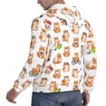 thumbnail image 6 of Lsque Kawaii Shiba Dog Pattern Casual Men's Hoodie,Hooded Sweatshirt with Kangaroo Pocket,Pullover Hoodie-XX-Large, 6 of 7