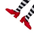 thumbnail image 4 of Halloween Planter Inserts, Coordinated Witch Leg Decorations Featuring Striped Design, Red Shoes, Greenery Placement, Tabletop Scenes and Party Displays, 4 of 9