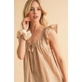 thumbnail image 6 of Aemi+Co Ruffled Cap Sleeve Cotton Tunic Mini Dress, 6 of 6