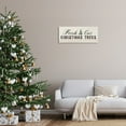 thumbnail image 2 of Fresh Cut Christmas Trees Vintage Winter Sign Holiday Graphic Art Gallery-Wrapped Canvas Print Wall Art, 2 of 5