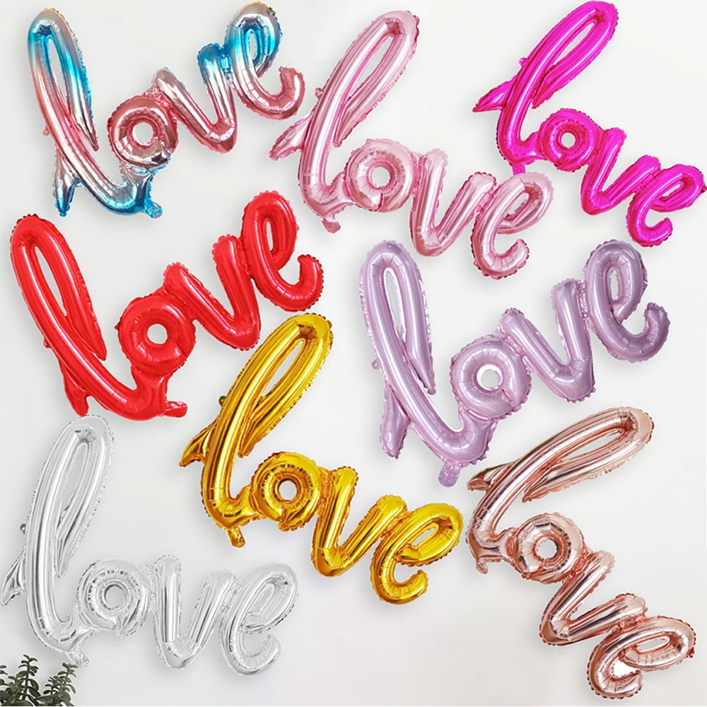Love heart confetti. Wedding anniversary and valentines day greeting c By  WinWin_artlab