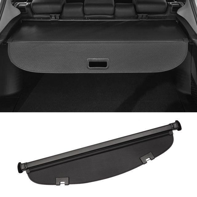 Cubierta de Carga Retráctil Unique Bargains para Mazda CX-5 CX5 13-16 Sombra de Seguridad para Equipaje Trasero de Fibra de Carbono Negra