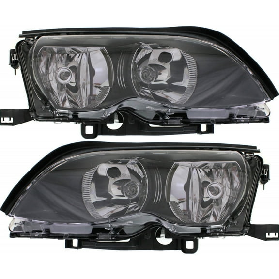 CarLights360: For 2002 2003 2004 2005 BMW 325i Headlight Assembly Driver and Passenger Side DOT Certified w/Bulbs-Replaces BM2502122 BM2503122