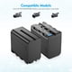 thumbnail image 3 of Batería y cargador Powerextra para Sony NP-F970 8800mAh, 3 of 8