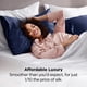 thumbnail image 4 of Juego de fundas de almohada Bedsure King Satin 51 x 91 cm, azul marino, 2 unidades, 4 of 9