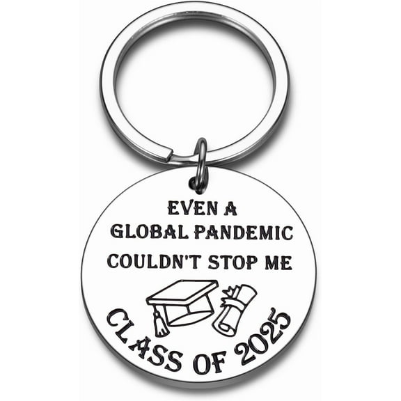 Funny Keychain Class Of 2025 Graduation Gifts for Her Him 2025 Senior High School Master Nurse Medical Students College Grad Graduate Gifts for Daughter Son PhD Degree Inspirational Gifts Women Men