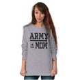 thumbnail image 3 of US Army Mom Military Soldier Pride Women's Long Sleeve T Shirt Brisco Brands M, 3 of 4