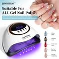 thumbnail image 2 of Lámpara LED UV para uñas JEWHITENY White Fast Nail Dryer Gel, 2 of 7