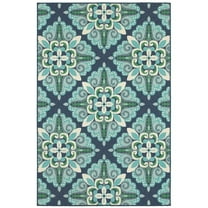 Oriental Weavers MERIDIAN Blue Area Rugs, 5' 3 X 7' 6