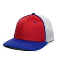 thumbnail image 4 of OC Sports OC12M Phenom Performance Twill Front Panel Cap -Red White Royal, 4 of 8