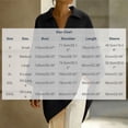 thumbnail image 3 of Turilly Women's Oversized Collared Sweater Batwing Long Sleeve Knit Top with Asymmetric Draped Hem Design, 3 of 6