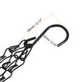 thumbnail image 3 of Unique Bargains Hanging Chains 41cm Extension Link 3 Point Holder with S Hook Clips Black 4 Pack, 3 of 7