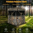 thumbnail image 4 of Patiojoy Portable Hunting Ground Blind 3 People Tent for Hunting True Timber Camo, 4 of 8
