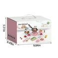 thumbnail image 3 of Children's Real Cooking Kitchen Toys 22 PCS Set Utensils And Even A Stove, 3 of 9
