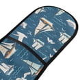 thumbnail image 2 of Dailycode Double Sided Oven Mitt with Loop Heat Resistant Kitchen Long Potholders 7" x 35" Ship on Sea and Seagull, 2 of 6