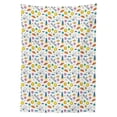 thumbnail image 3 of Ambesonne Spaceship Tablecloth Rectangular Table Cover, Cartoon Shooting Star, 52"x70", Multicolor, 3 of 4
