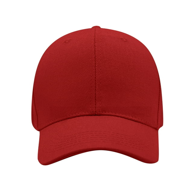 Gorra de béisbol unisex de moda veraniega informal con protección solar: algodón, talla única, color liso, uso diario y al aire libre