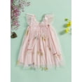 thumbnail image 6 of Jkerther Toddler Baby Girl Halloween Costumes Fairy Butterfly Wings 3D Butterfly Sleeveless Tutu Dress Birthday Party Outfits, 6 of 8