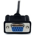 thumbnail image 3 of StarTech.com Model SCNM9FM2MBK 6.56 ft 2m Black DB9 RS232 Serial Null Modem Cable F/M, 3 of 5