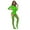 Green, variant on Women Sexy Lingerie Fishnet Tights Bodystocking Mini Top Attached Stockings Women Sexy Lingerie Fishnet Tights Bodystocking Mini Top Attached Stockings