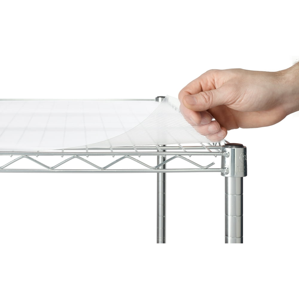 HSS Wire Shelf Liners for 13.4" x 23.2" Wire Shelf, Opaque Plastic, 3