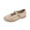 Beige, variant on Ballet Flats for Women Mary Jane Shoes Buckle Strap Flat Round Toe Loafers,Comfortable Faux Suede Slip-On Walking Shoes