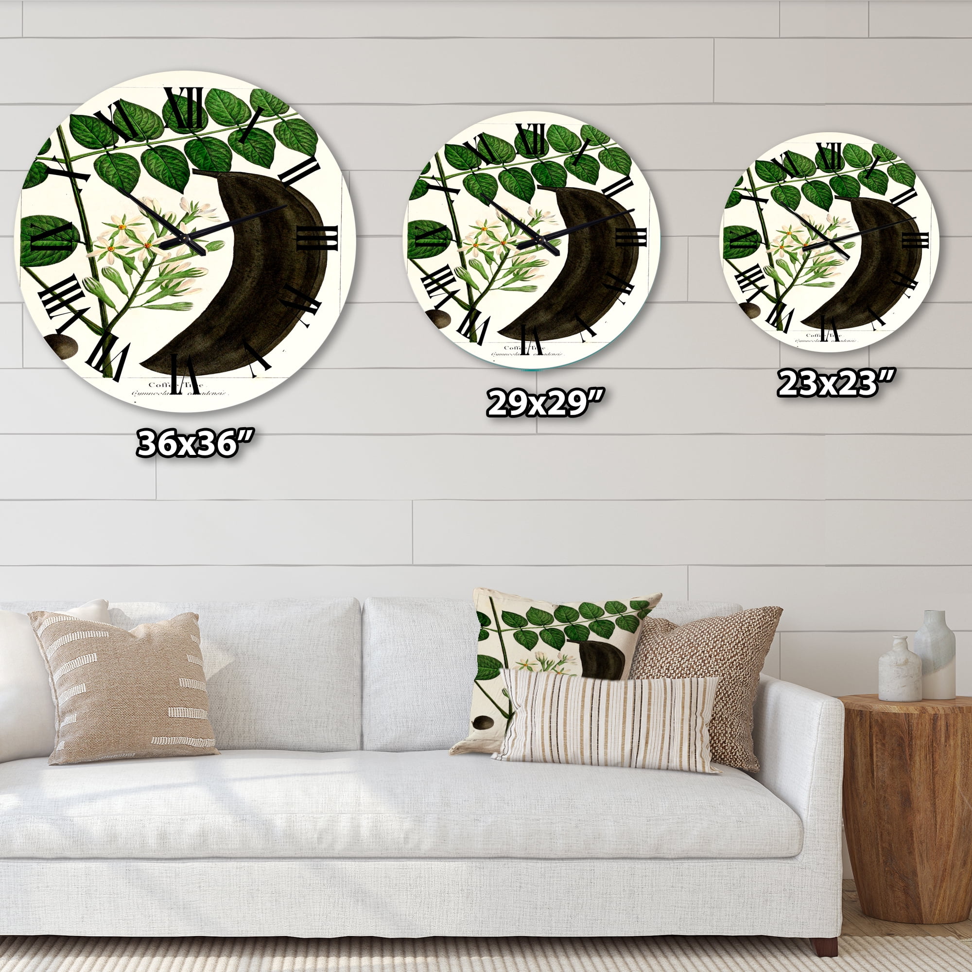 Designart 1 in Quartz Traditional Wall Clock