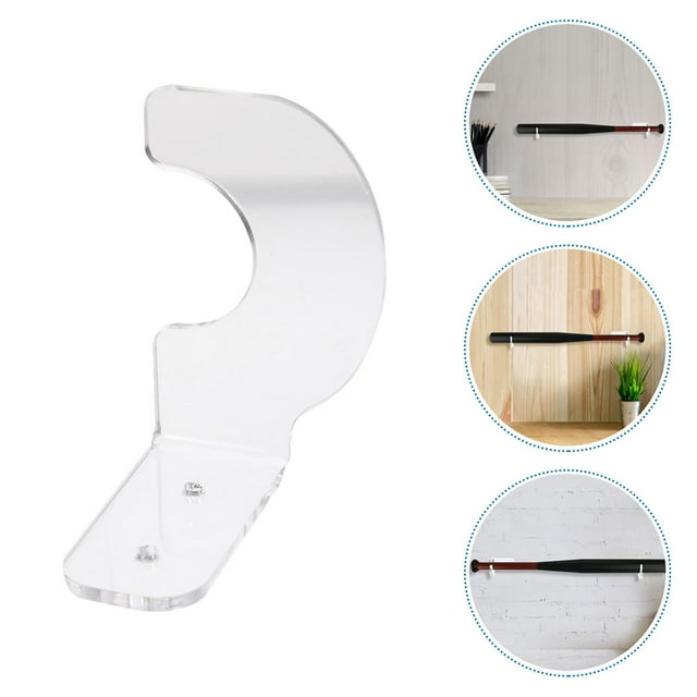 PENIKOKO Baseball Bat Display 4 Pairs for Softball Bats and Home Decoration