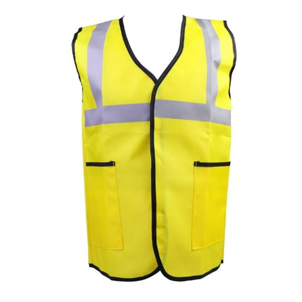 Chaleco de Seguridad Zulema para Niños Disfraz de Ingeniero Amarillo 38x53cm