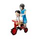 thumbnail image 4 of Figura de persona pequeña a escala 1/64, minifigura arquitectónica, coleccionable, pequeña andar en bicicleta, 4 of 7