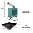 thumbnail image 5 of Equator 3-in-1 OUTDOOR AC+HEATER+FAN 9000 BTU 110V w/Wheels 110V + Drip Pan+Pump, 5 of 7
