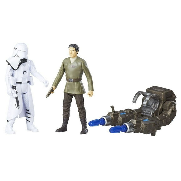 Star Wars The Force Awakens Poe Dameron And First Order Snowtrooper Deluxe Pack Action Figures