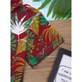 thumbnail image 5 of Sinleey Boys Hawaiian Shirts Kids Casual Vacation Aloha Print Button Down Short Sleeve Shirts Tops Type E 160, 5 of 7