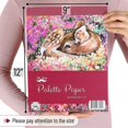 thumbnail image 3 of Palette Pad Mr. Pen 9x12 inch 40 Sheets 2 Pack Acrylic Paint, 3 of 9