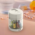 thumbnail image 4 of PPgejGEK Portable Weekly Pill Organizer 7-Day Medication Reminder Box with AM/PM compartments for Vitamins Supplements Travel Home Use Compact Dispenser, 4 of 9
